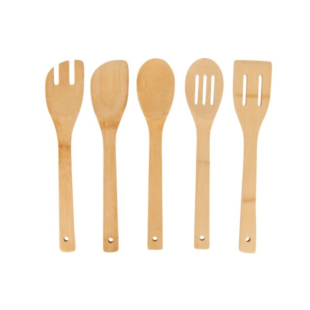 KitchenCraft NEBAMBOO5PC Natural Elements Bamboo Kitchen 5 Piece Utensil Set