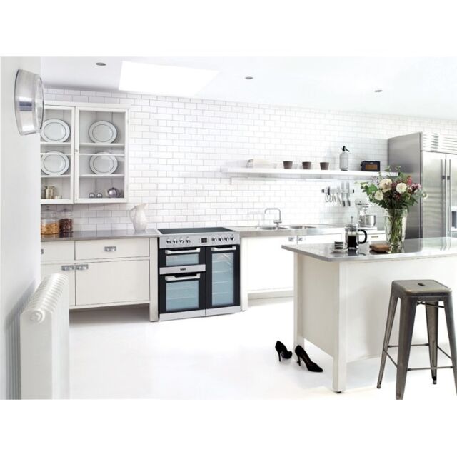 Leisure CS90D530X 90cm Electric Range Cooker with Induction Hob - Stainless Steel