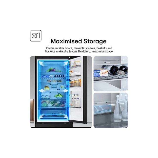 LG GBBW322CPY 69.7cm Total No Frost Freezer - Silver