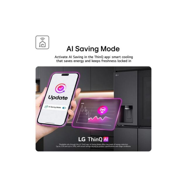 LG GBBW322CPY 69.7cm Total No Frost Freezer - Silver