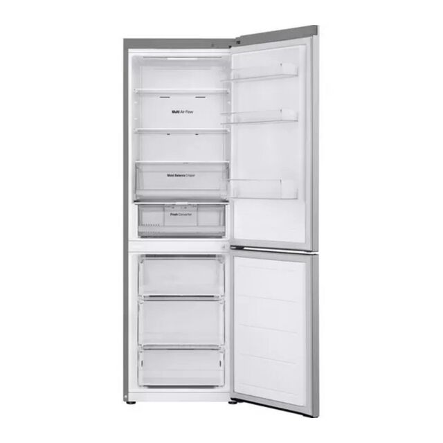 LG GBV3110EPY Fridge Freezer 59.5cm 60/40 No Frost Fridge Freezer - Prime Silver