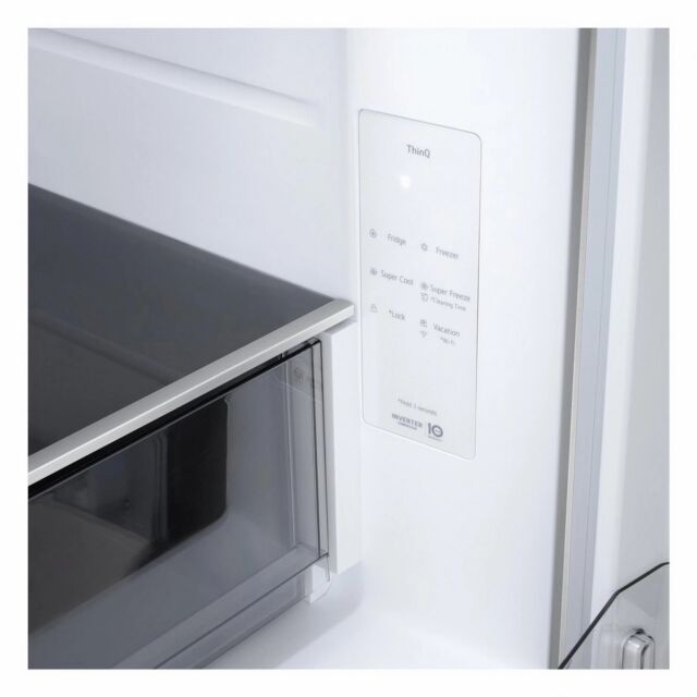 LG GMBS30SEPY 83.5cm 60/40 Total No Frost American Fridge Freezer - Silver