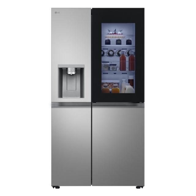 LG GSXE81PYBE 628L InstaView American Style Fridge Freezer - Silver