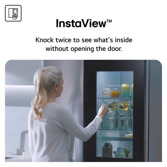 LG GSXE81PYBE 628L InstaView American Style Fridge Freezer - Silver