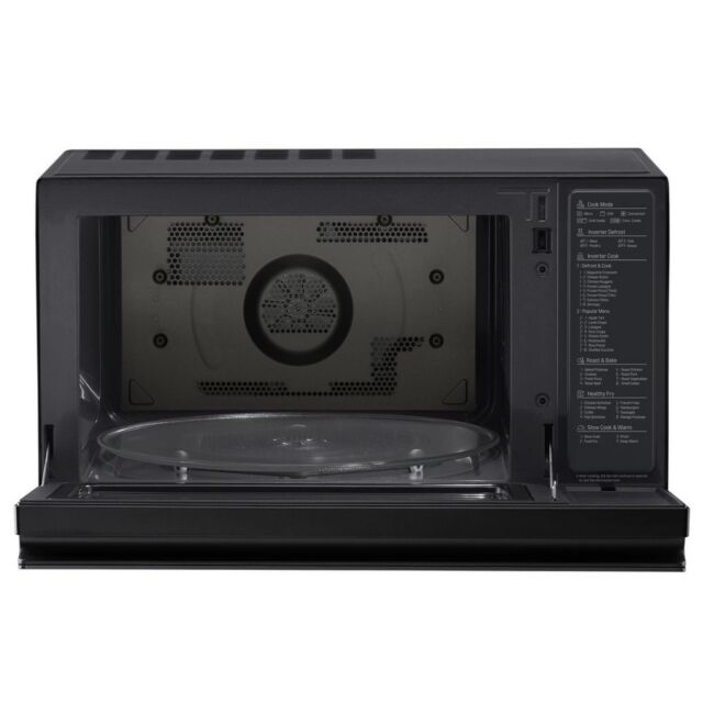 LG MJ3965BPS 39l 1100W Convection Microwave Oven with Touch Control Panel - Black