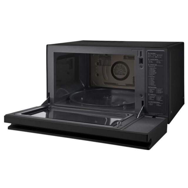 LG MJ3965BPS 39l 1100W Convection Microwave Oven with Touch Control Panel - Black
