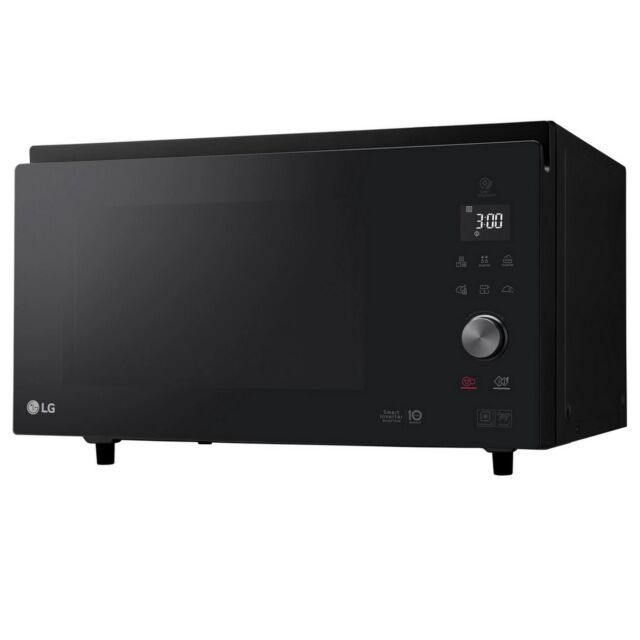LG MJ3965BPS 39l 1100W Convection Microwave Oven with Touch Control Panel - Black