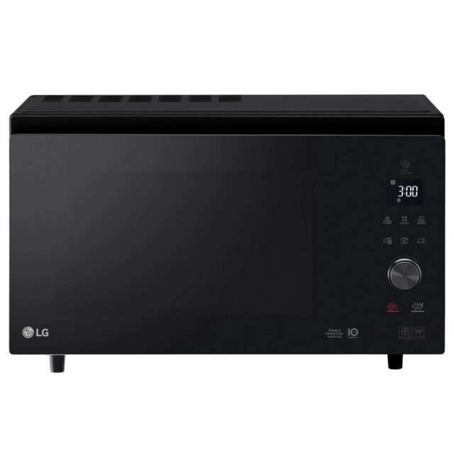 LG MJ3965BPS 39l 1100W Convection Microwave Oven with Touch Control Panel - Black