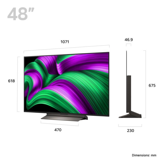 LG OLED48C56LB.AEK OLED evo AI C5 48inch 4K Smart TV