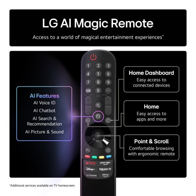 LG OLED55G56LS.AEK OLED evo AI G5 55inch 4K Smart TV