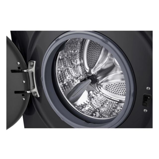 LG W4X1095NNK 9kg/5kg 1400 Spin Washer Dryer - Gloss Black