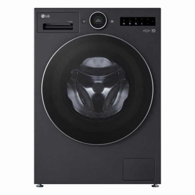 LG WHX9516TBC 11kg/6kg 1400 Spin Washer Dryer - Black