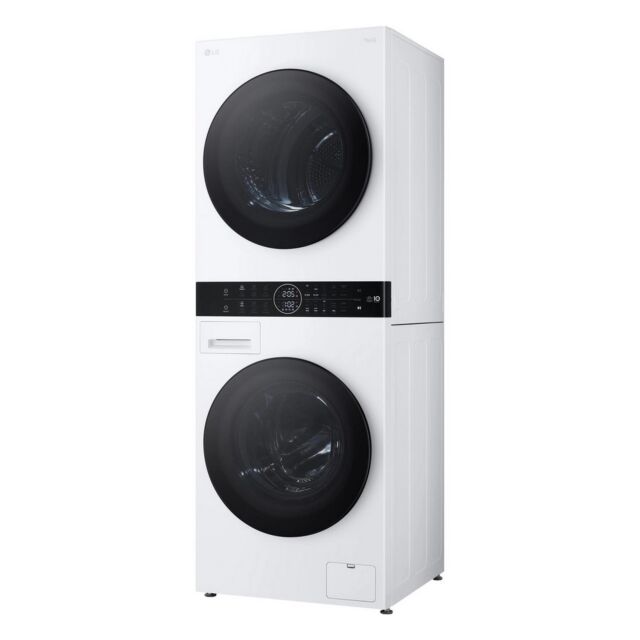 LG WT1210WWF 12kg/10kg 1400 Spin Wash Tower - White