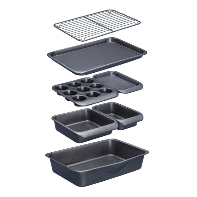 Masterclass Smart Space Seven-Piece Stacking Non-Stick Baking + Roasting Set