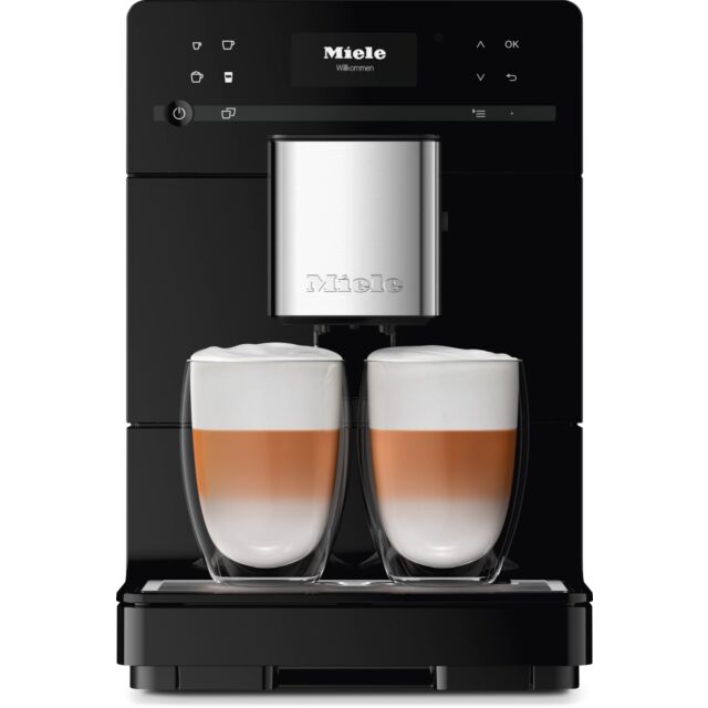 Miele CM5310 Bean-to-Cup Coffee Machine; auto cappuccino and cafe latte; One Touch for Two; auto cle