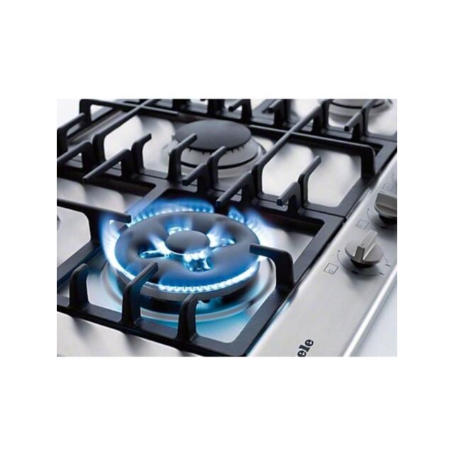 Miele KM 2032 750mm wide, 5 zone gas hob with mono wok
