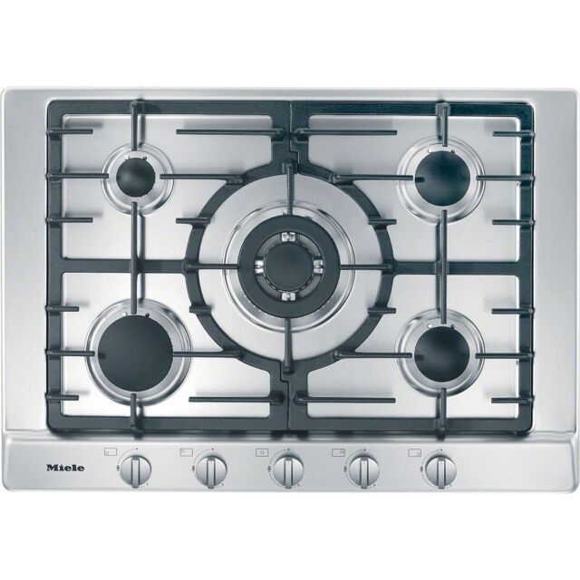 Miele KM 2032 750mm wide, 5 zone gas hob with mono wok