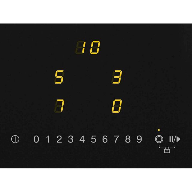 Miele KM 6520 FR 574mm wide, 4 zone ceramic hob inlcuding one vario zone, EasySelect, Timer, Stop+Go