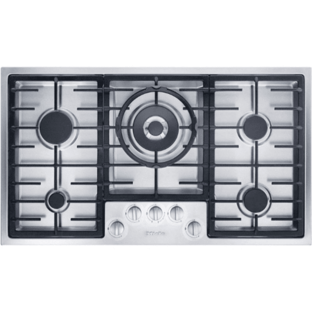 Miele KM2354-1 888mm wide, 5 zone gas hob with dual wok
