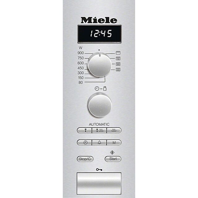 Miele M6012 Freestanding, 80-900W Microwave, 800W Grill, dial , 26 litre capacity, Automatic Program