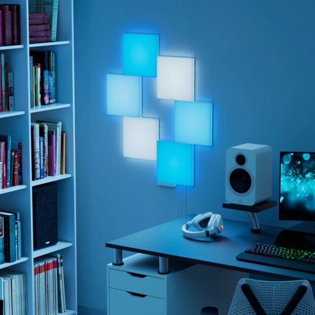 NANOLEAF N8100K01-6BS Rgb Blocks Squares Smarter Kit (6-Pack)