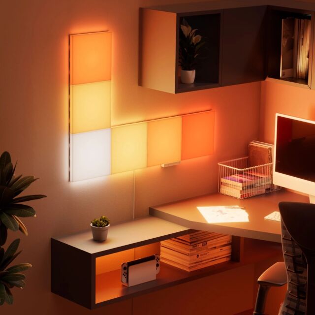 NANOLEAF N8100K01-6BS Rgb Blocks Squares Smarter Kit (6-Pack)
