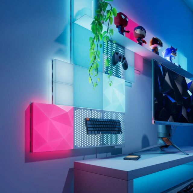 NANOLEAF N8100K01-6BS Rgb Blocks Squares Smarter Kit (6-Pack)