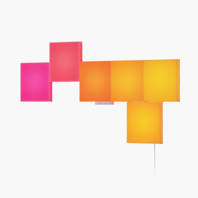 NANOLEAF N8100K01-6BS Rgb Blocks Squares Smarter Kit (6-Pack)