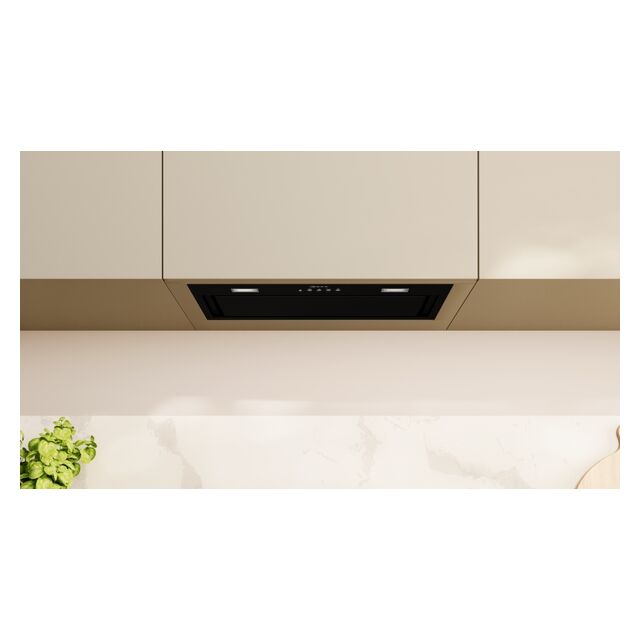 Neff D54NAC1S0B 52cm, 3 speeds + intensive, LED lights. Optional Standard Recirculation Kit Z5135X3
