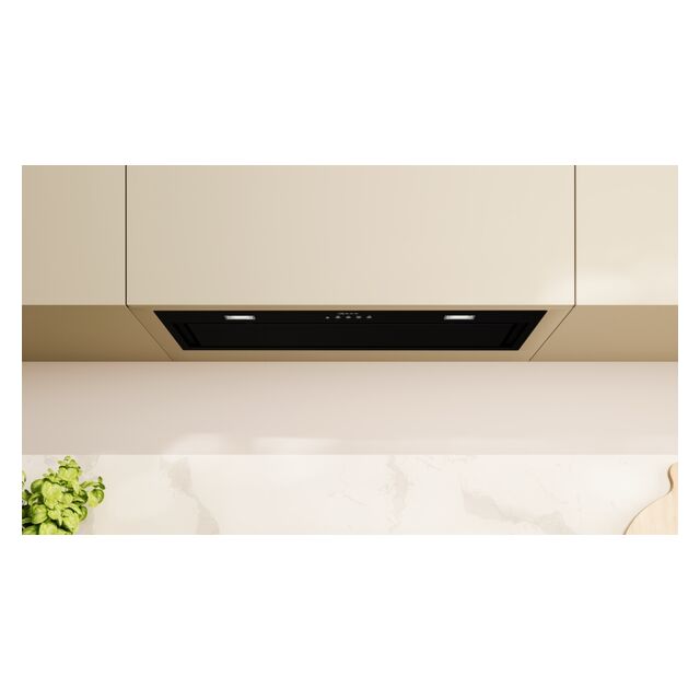 Neff D75NAC1S0B 70cm, 3 speeds + intensive, LED lights. Optional Standard Recirculation Kit Z5135X3