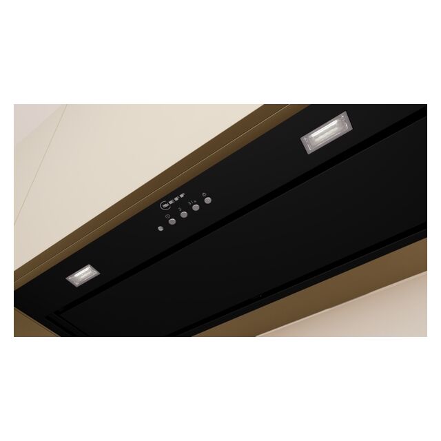 Neff D75NAC1S0B 70cm, 3 speeds + intensive, LED lights. Optional Standard Recirculation Kit Z5135X3