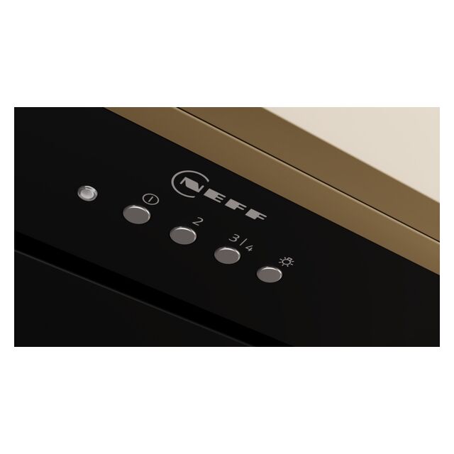 Neff D75NAC1S0B 70cm, 3 speeds + intensive, LED lights. Optional Standard Recirculation Kit Z5135X3