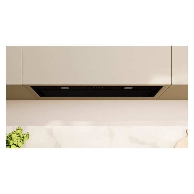 Neff D86NAC1S0B 86cm, 3 speeds + intensive, LED lights. Optional Standard Recirculation Kit Z5135X3