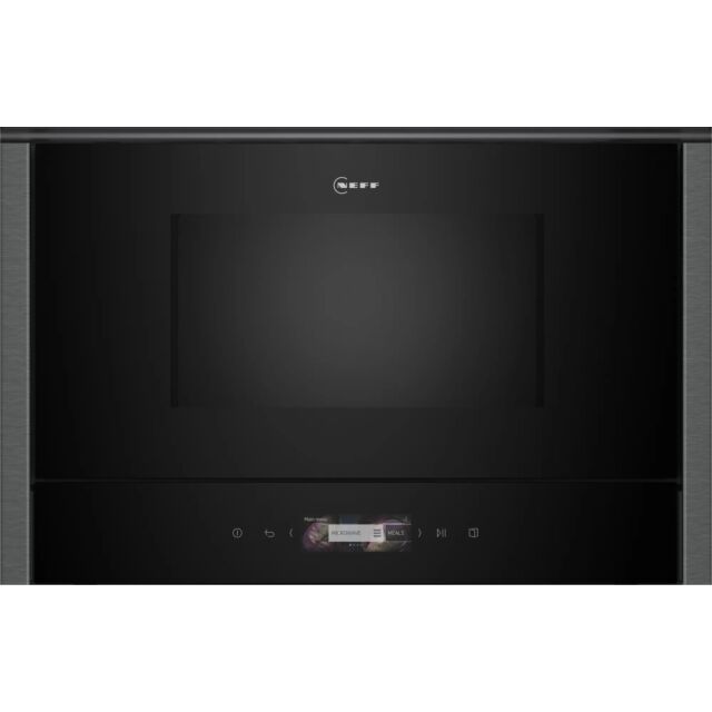 NEFF NR4WR21G1B 21 Litre Built In Microwave - Graphite Grey