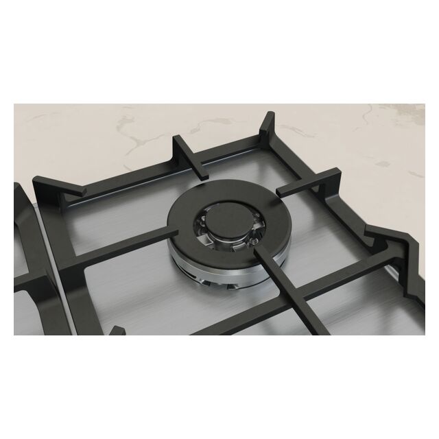 Neff T26CIH8N0 60cm, 4 burner, 3.5kW Wok burner, Optimised FlameSelect, 2 Dishwasher suitable cast i