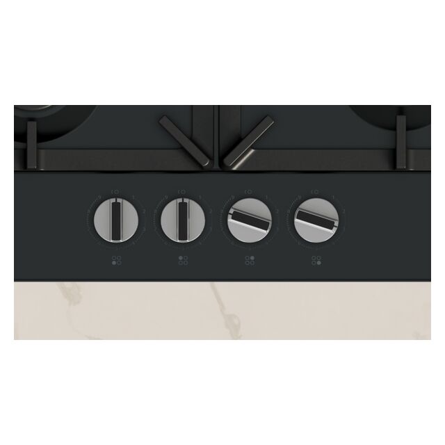 Neff T26CIP8S0 60cm, 4 burner, Optimised FlameSelect, 2 Dishwasher suitable cast iron pan supports, 