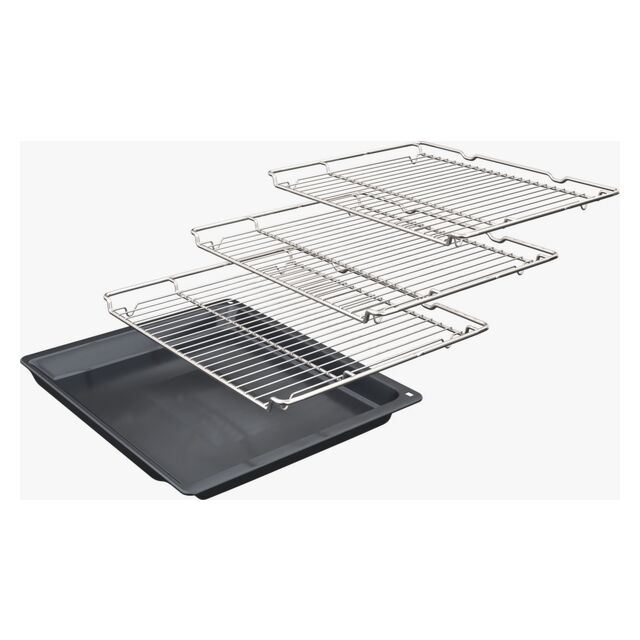Neff U2ACH7AG7B CircoTherm Main oven, 8 functions, 2nd oven 4 functions. Electronic, LCD display and