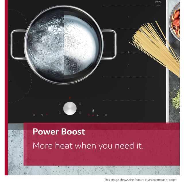 Neff V68YYX4B0 Flex Design, 80cm Venting Hob, 2 x Flex + Ventilation, Matt Black Design glass, Twist