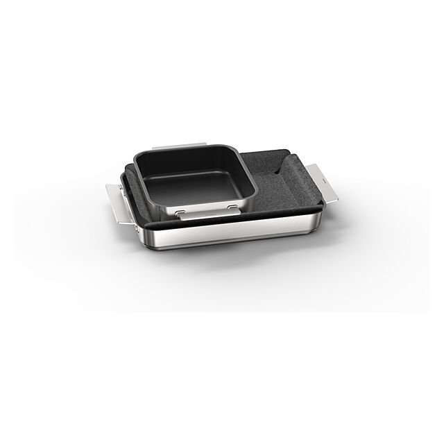 Neff Z9404FF0 Flex Pan Set 4 pcs. Perfect universal pans for the FlexZone. Consists of 1 x Flex Pan