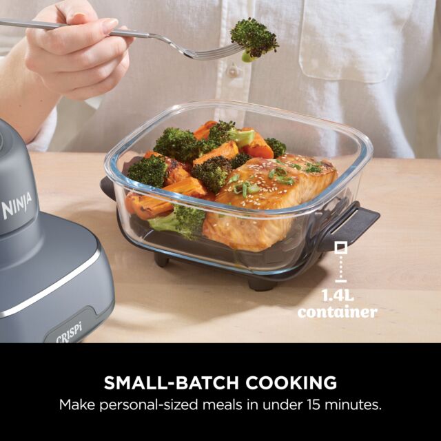 Ninja FN101UKGY CRISPi 4-in-1 Portable Air Fryer - Cyberspace Blue