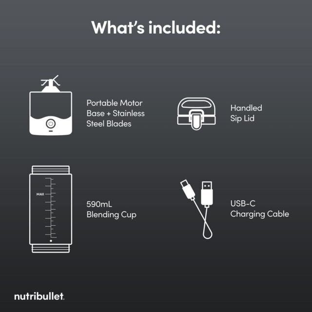 Nutribullet 2777 McLaren Portable Blender - Grey