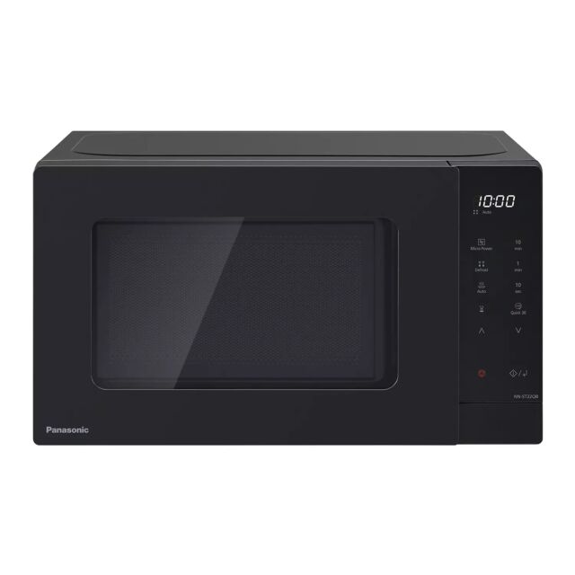 Panasonic NN-ST22QMBPQ Panasonic NN-ST22QBBPQ Compact 20L Microwave Oven - Black