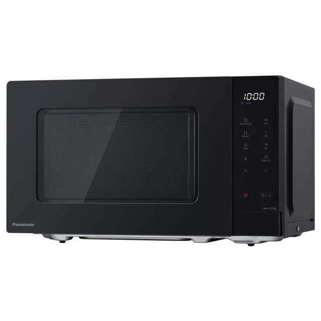 Panasonic NN-ST22QMBPQ Panasonic NN-ST22QBBPQ Compact 20L Microwave Oven - Black