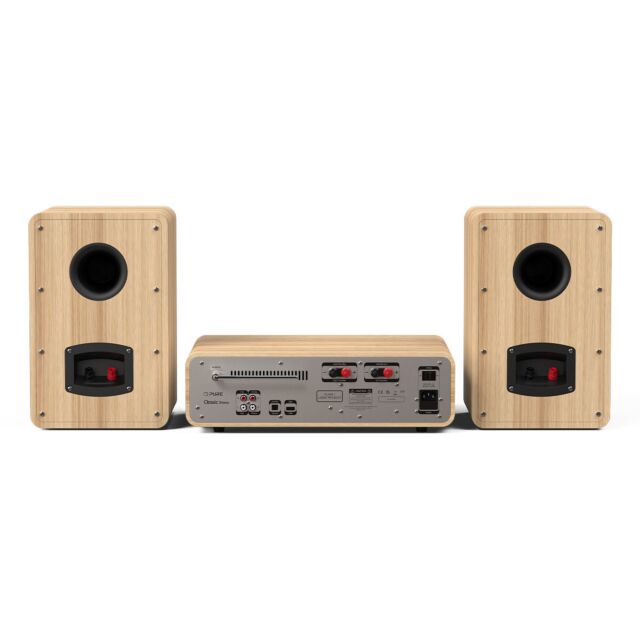 PURE 252807 Classic Stereo Cotton White/Oak EU/UK 