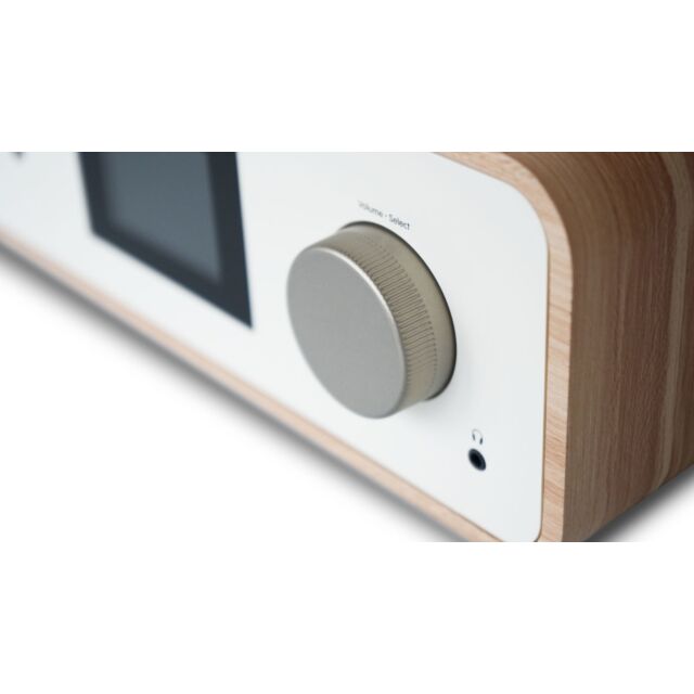 PURE 252807 Classic Stereo Cotton White/Oak EU/UK 