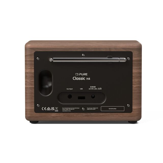 PURE 252983 Classic H4 Coffee Black/Walnut EU/UK 
