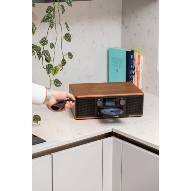 PURE 252985 Classic C-D6 Coffee Black/Walnut EU/UK 