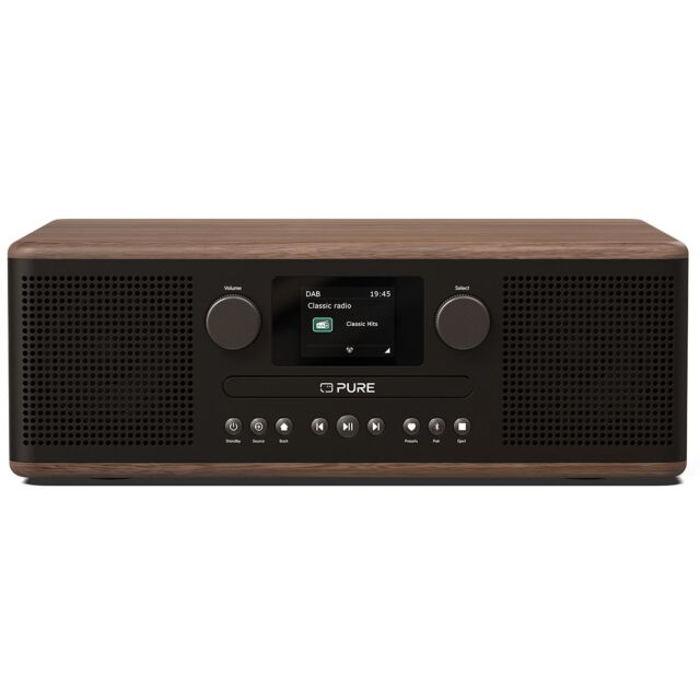 PURE 252985 Classic C-D6 Coffee Black/Walnut EU/UK 