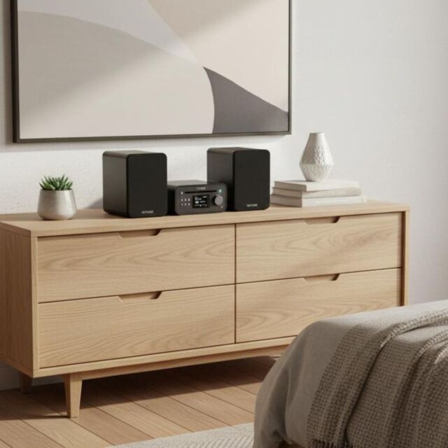 PURE 255604 Classic Stereo Mini - The Charming Micro Stereo System, Black