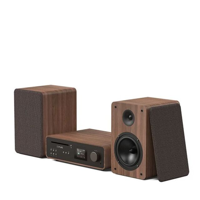 PURE CLASSICSTEREO-B Classic 2.0 System With Bluetooth, CD And Dab+ 